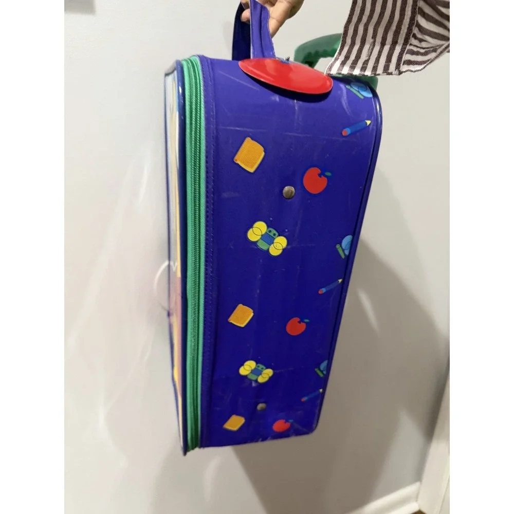Vintage Disney Store Winnie the Pooh & Piglet Rolling Suitcase Luggage Carry On